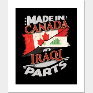 Made In Canada With Iraqi Parts - Gift for Iraqi From Iraq Posters and Art